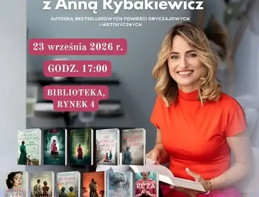 Spotkanie z Anną Rybakiewicz w Chełmży – już 23 września