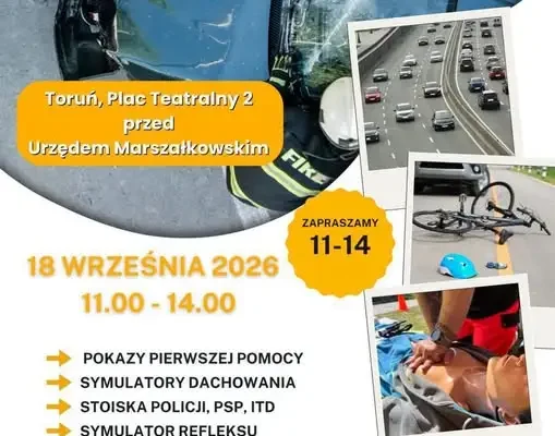Toruń: piknik służb mundurowych z pokazami pierwszej pomocy i symulatorami