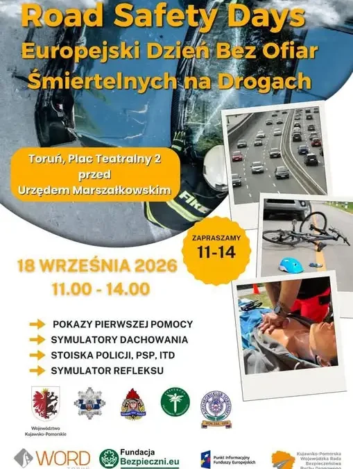 Toruń: piknik służb mundurowych z pokazami pierwszej pomocy i symulatorami