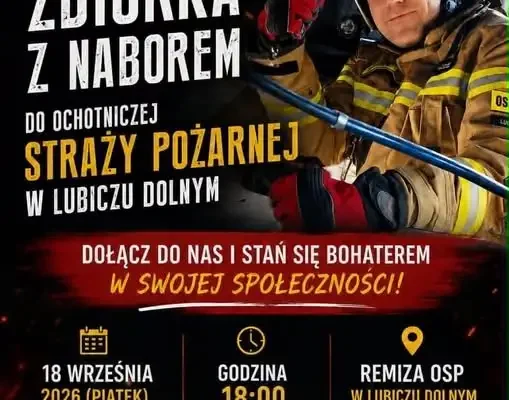 OSP Lubicz szuka nowych członków – dołącz do drużyny!