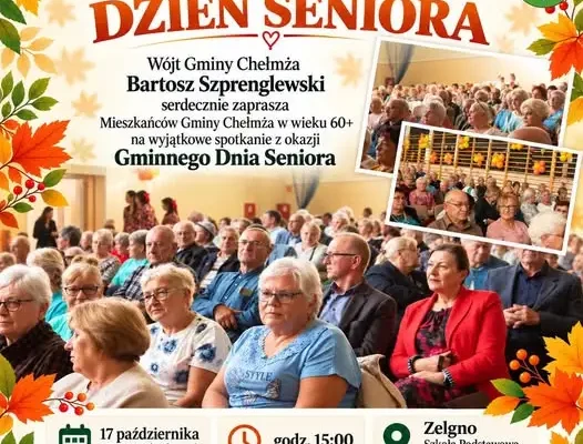 Gminny Dzień Seniora w Zelgnie – zaproszenie dla mieszkańców 60+