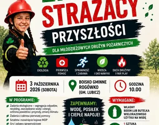 Powiatowy Turniej MDP „Ekostrażacy Przyszłości” – zgłoszenia do 27 września