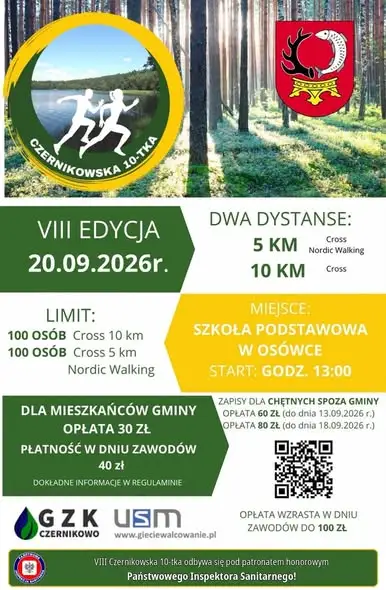 VIII Czernikowska 10-tka z patronatem Państwowego Inspektora Sanitarnego