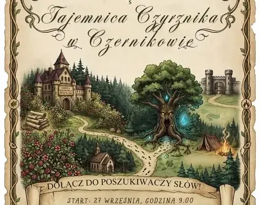 Rodzinna gra terenowa „Tajemnica Czyrznika” w Czernikowie – zapisy trwają