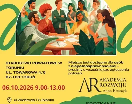 Bezpłatne szkolenia dla NGO, KGW i OSP w Toruniu – zapisy do 6 października