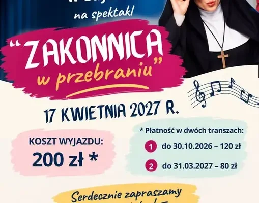 „Podróże z biblioteką” – wyjazd do Teatru Muzycznego w Gdyni na spektakl „Zakonnica w przebraniu”