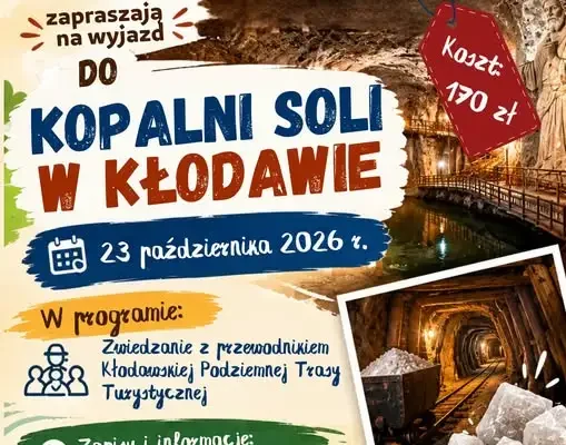Gmina Chełmża: biblioteki zapraszają na wycieczkę do Kopalni Soli Kłodawa
