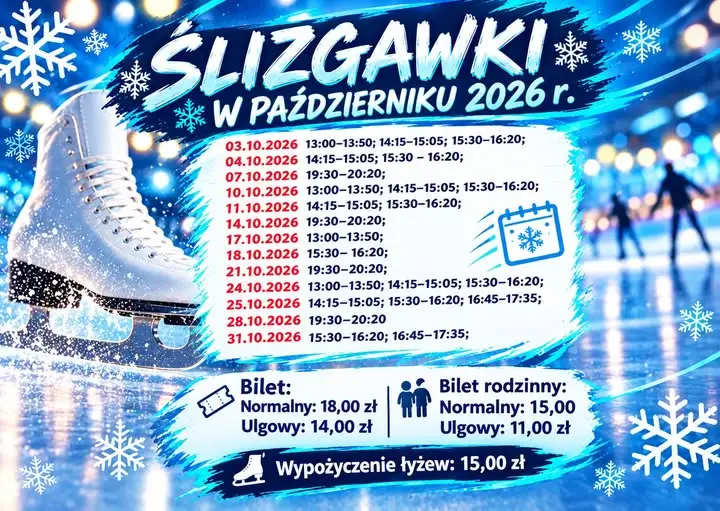 Lodowisko Tor-Tor w Toruniu zaprasza na październikowe ślizgawki