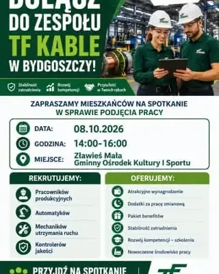 TF Kable rekrutuje w Złejwsi Małej – spotkanie 8 października