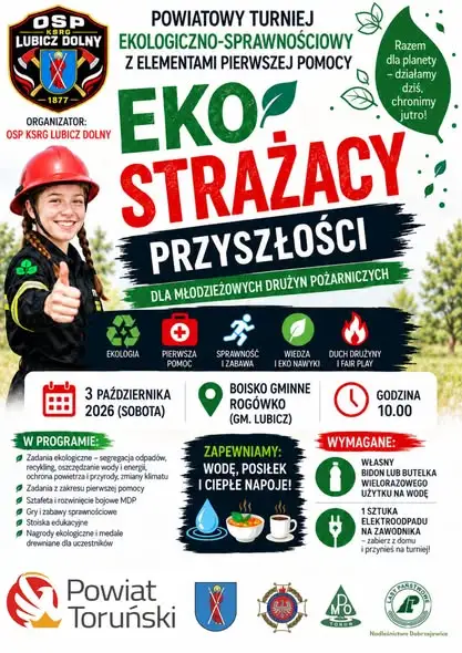 Turniej młodych Ekostrażaków w Rogówku już w sobotę