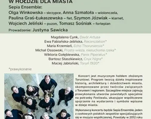 Koncert „Muzyka kompozytorów toruńskich” w Zamku Bierzgłowskim – już w sobotę