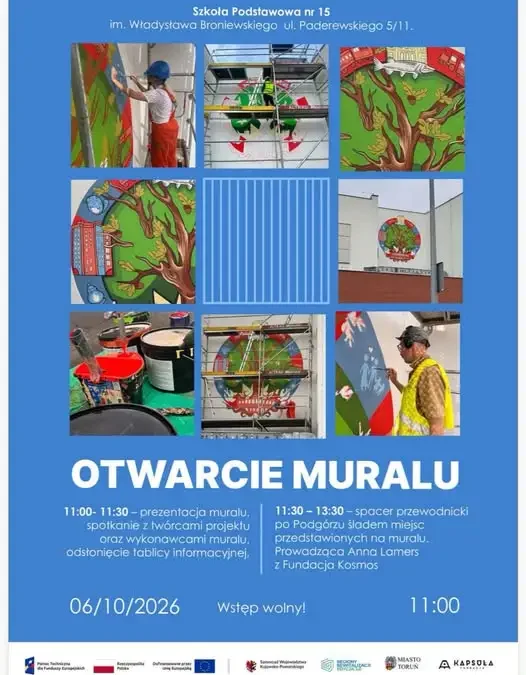 Społeczny Herb Podgórza – mural i spacer śladami dzielnicy