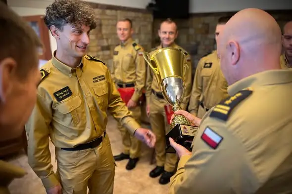 Strażacy z Kujaw i Pomorza nagrodzeni za sukcesy sportowe