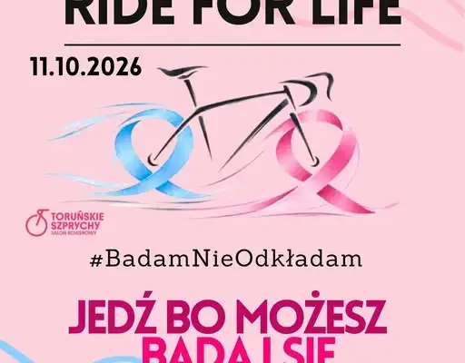 Łysomice na rowerach dla profilaktyki nowotworowej – akcja #KreceBadamNieOdkladam