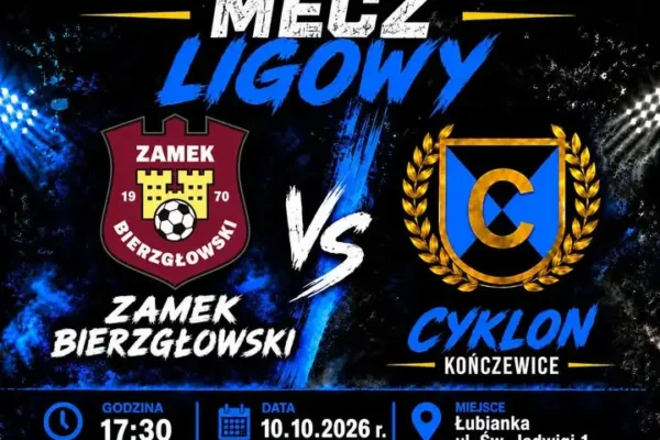 Sobota na wyjeździe: StS Zamek Bierzgłowski kontra KS Gminy Chełmża Cyklon Kończewice