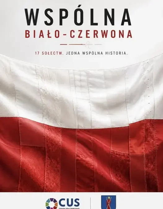 Wspólna Biało-Czerwona: 17 sołectw Gminy Lubicz szyje własną flagę
