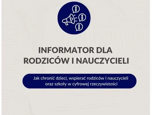 Nowy informator o zagrożeniach ekranowych dla rodziców i nauczycieli