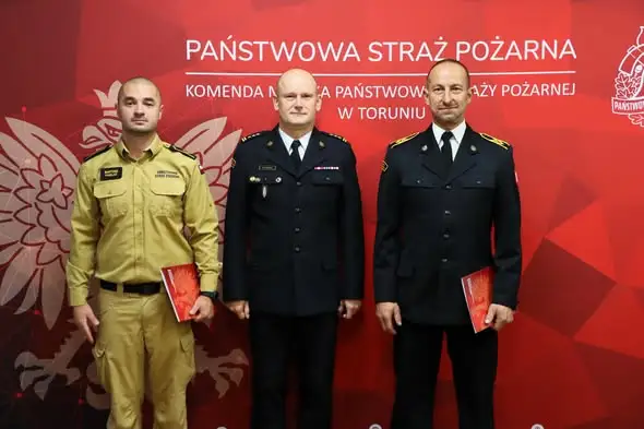 Awans i jubileusz w toruńskiej straży pożarnej