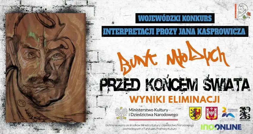 Wyniki eliminacji Wojewódzkiego Konkursu Interpretacji Prozy Jana Kasprowicza „Bunt młodych przed końcem świata”