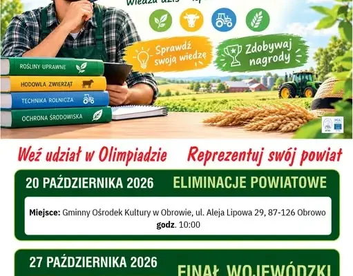 Konkurs wiedzy rolniczej dla młodzieży – eliminacje powiatowe w Obrowie