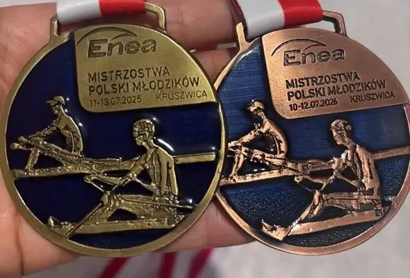 Liwia Machelska z Gminy Obrowo zdobywa medale Mistrzostw Polski w wioślarstwie
