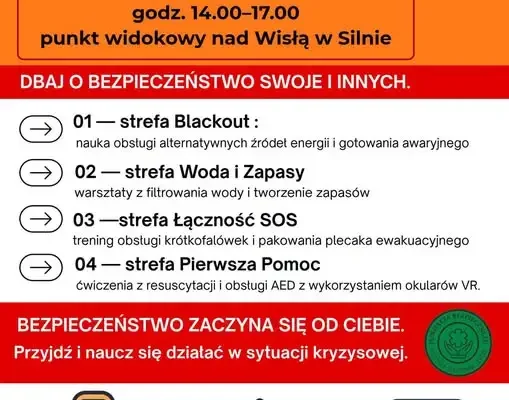 Piknik „Bezpieczni w Silnie” – sąsiedzka odporność i domowe bezpieczeństwo już w niedzielę