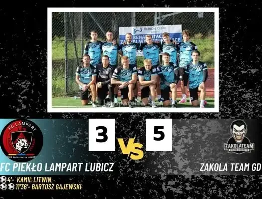 Liga Toruńska: porażka 3:5 z Zakola Team Golub-Dobrzyń i wsparcie dla sponsora