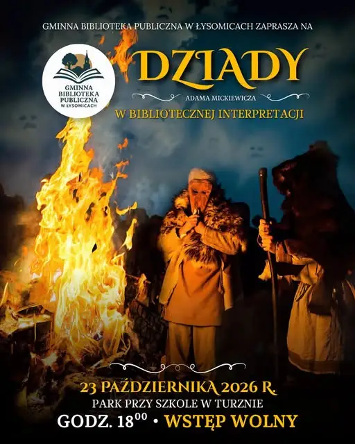 Wieczór z „Dziadami” w Turznie – literacka magia w blasku lampionów
