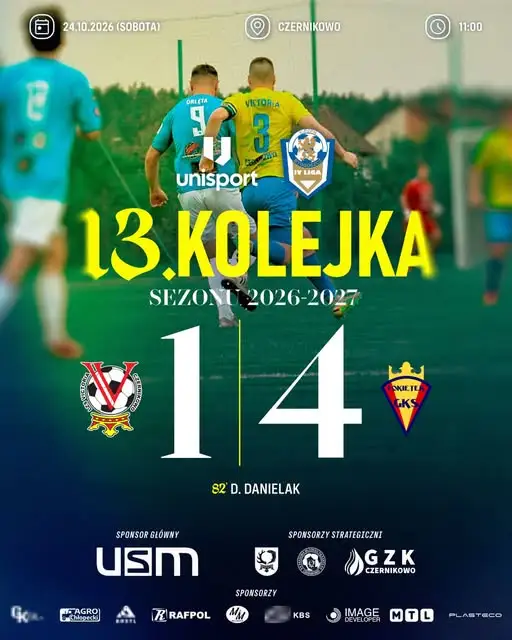 Victoria Czernikowo przegrywa z Łokietkiem Brześć Kujawski 1:4