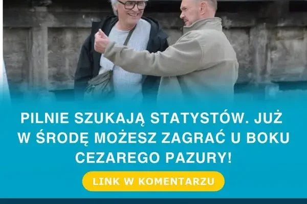 Ciechocinek: pilnie szukają statystów do filmu z Cezarym Pazurą. Ostatnie miejsca!