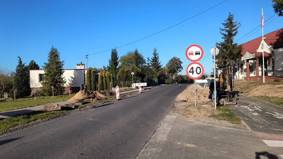 Uwaga kierowcy i piesi: roboty na DW 273 w Wielkiej Nieszawce